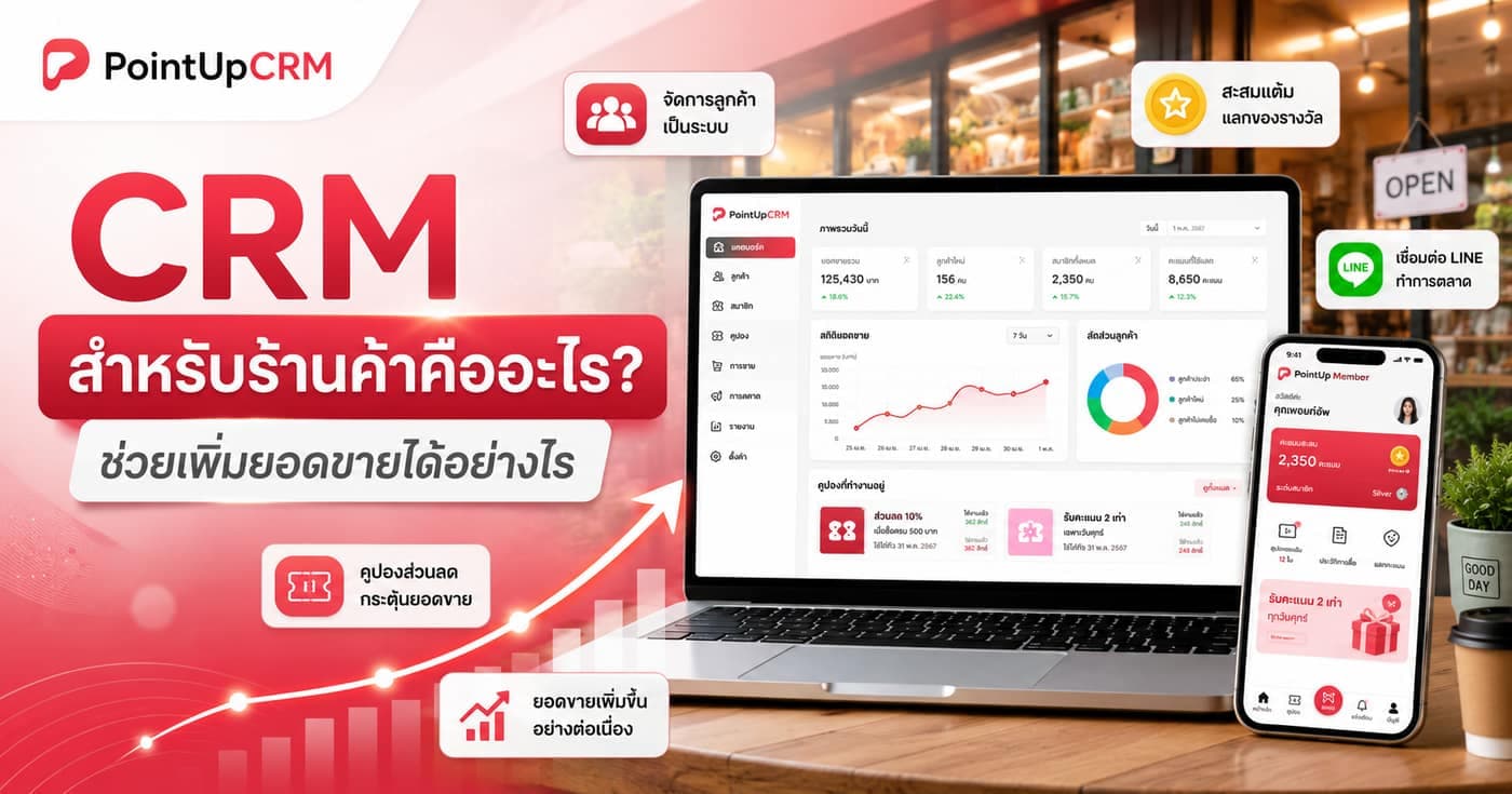 CRM สำหรับร้านค้าคืออะไร? ช่วยเพิ่มยอดขายได้อย่างไร