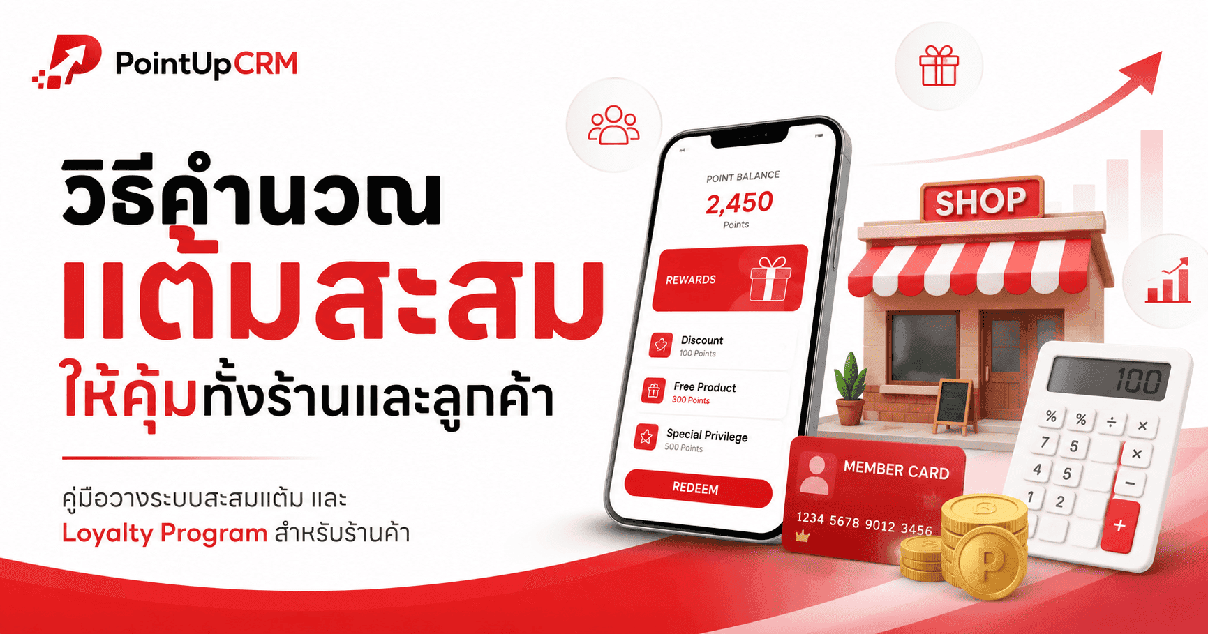 วิธีคำนวณแต้มสะสมให้คุ้มทั้งร้านและลูกค้า